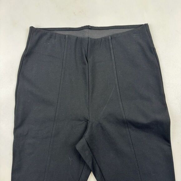 Old Navy Extra High-Rise Skinny Pull On Pants Leggings Sz L Bottom Front Slit - Picture 5 of 8